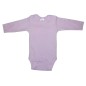 Rib Knit Pink Long Sleeve Onezie - 101B