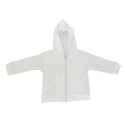White Interlock Hooded Sweat Shirt - 417