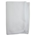 White Cotton Thermal Receiving Blanket - 3220W