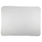 Interlock White Receiving Blanket - 3200W